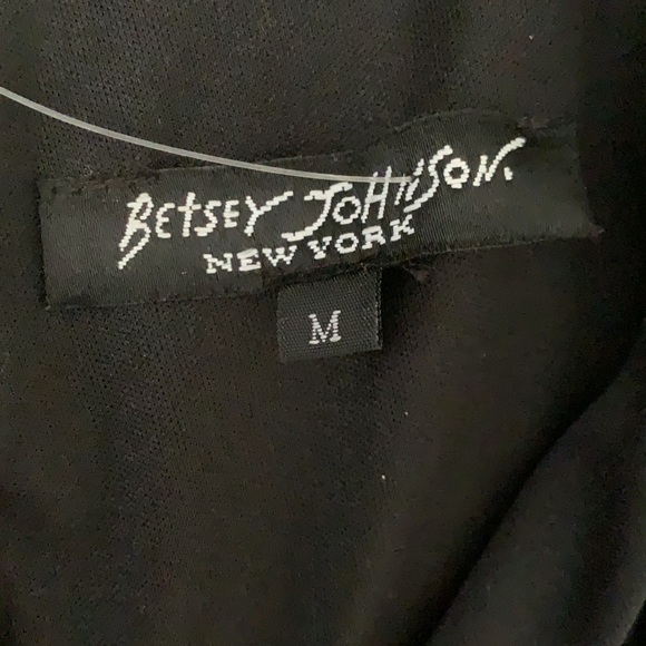 VINTAGE BETSEY JOHNSON BLACK DRESS NWT SIZE M - Picture 2 of 8